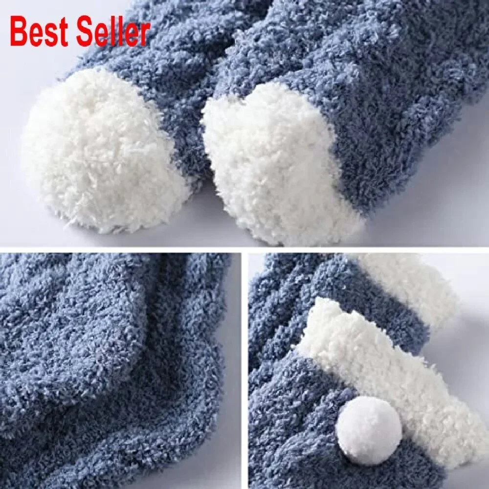 Super Soft Cozy Fuzzy Socks Winter Warm Plush Lounge Wear One Size